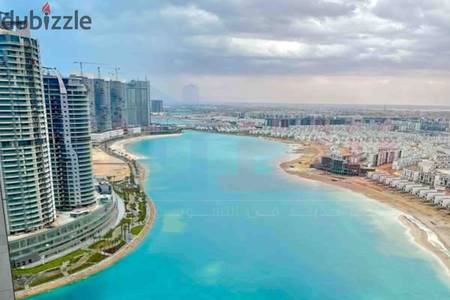 شقة للبيع 116م العلمين الجديدة - الحي اللاتيني (إستلام فوري - تشطيب فندقي فيو مفتوح بحري)
