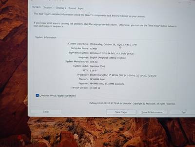 Dell precision 7540