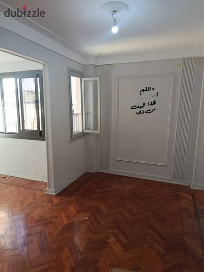شقة 130م للايجار السكني بموقع مميز في كفر عبده - مطلات مفتوحة بالكامل