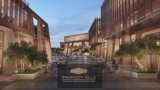 محل تجاري للبيع في مول ثرو Thru Mall | واجهة 25م على البلازا | أمام Beverly Hills بيفرلي هيلز