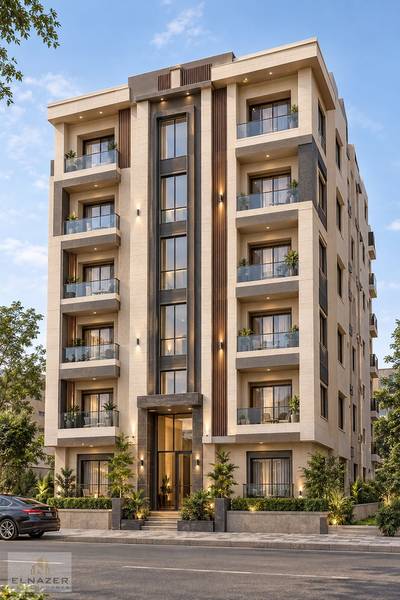 Apartment for sale in Mokattam in the Central Plateau, First Neighborhood, second number from Baron Street and next to Benzima Energy