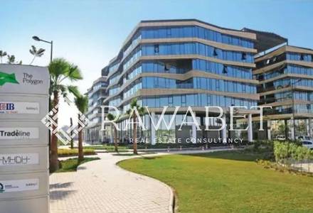 Office 180m for Rent – the polygon Mall, -prime Location Directly on the Cairo–Alexandria Desert Road. -Fully furnished-Ultra Super Lux finishing