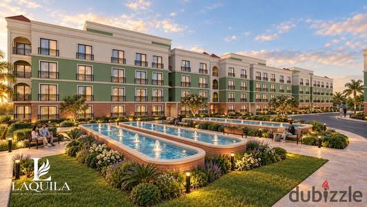 106m apartment in LA QUILLA October in front of Zamalek Club and Magdy Yacoub Hospital directly on Zewail Street with a down payment of 500,000 and an installment of 8 years at a special price after discount for a limited time