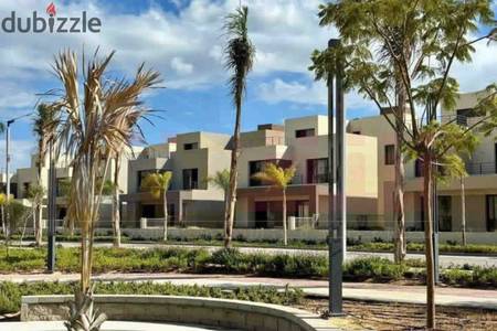 فيلا Town House Corner للبيع 200م مباني + 88م حديقة كومباوند بالم هيلز إسكندرية