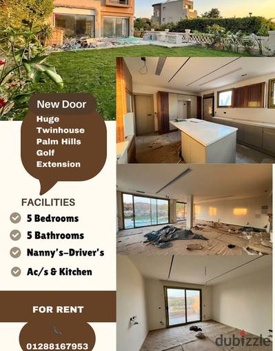 Twinhouse Brand New in Palm Hills - Golf Extension