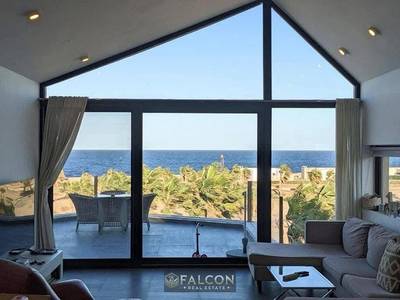 Chalet at Soma Bay with an 700,000 down payment, featuring a prime view and interest-free installment plans.