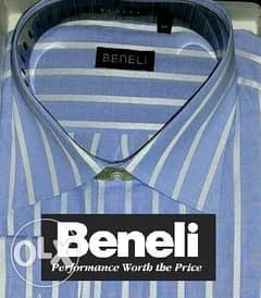 قميص قطن براند: Beneli - جديد - بكم- مقاس 44 - مستورد - جديد 0