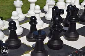شطرنج فايبر عملاق 90 سم للاستخدام الشاق 0