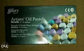 طقم الوان لطلبة الفنون الجميلة oil pastel metallic 0