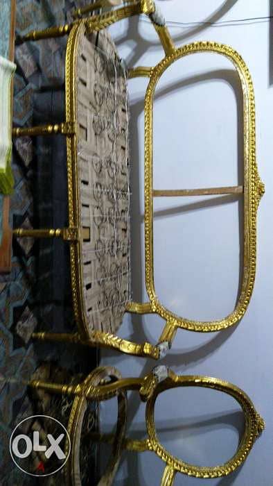 طقم صالون ابيسون مدهب