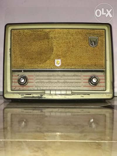 Philips 60's antique radio-راديو فيليبس انتيكا لمبات