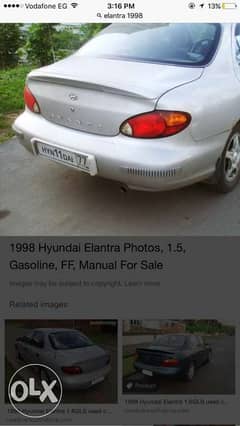Hyundai Elantra 1998/2000 هيونداي النترا 0
