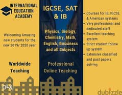 اونلاين Math Teacher, Tutor SAT /EST/ACT(I&II), IGCSE 0