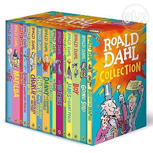 Roald dahl مجموعة الاطفال box 15 books 0