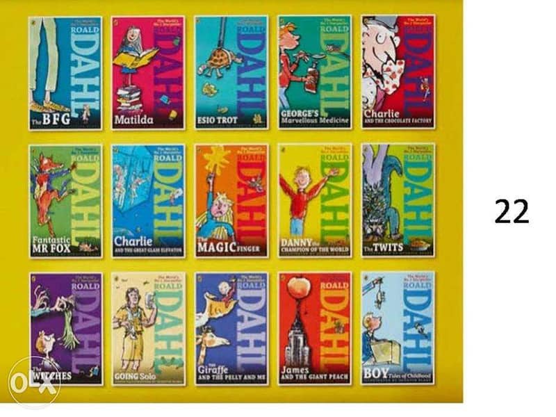 Roald dahl مجموعة الاطفال box 15 books 1