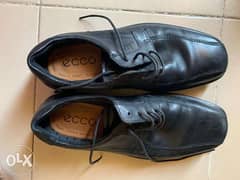 Original ECCO Shoes - Leather Black - 42 - for Men 0