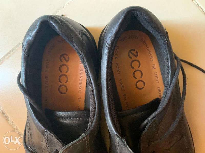 Original ECCO Shoes - Leather Black - 42 - for Men 3