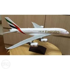 ماكيت طائرة ديكور فخم طيران الامارات Emirates Airbus A380 ايرباص 0