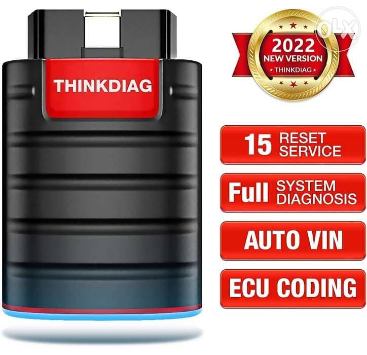 Thinkdiag OBD2 بلوتوث ماسح ضوئي، جميع النظام أداة مسح جانبي الاتجاه أد 0