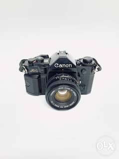 كاميرا فيلم كانون Canon A-1 بعدسة 50mm 0