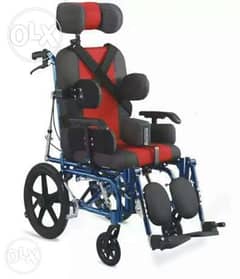 كرسي c p متحرك للإعاقة(لحالات الضمور والشلل الرباعي) 0