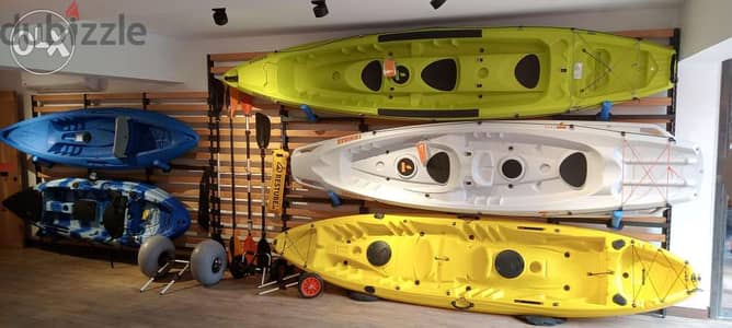 العاب مائية بجميع انواعها Kayak+ Sports Boats +Surf Boards + Windsurf