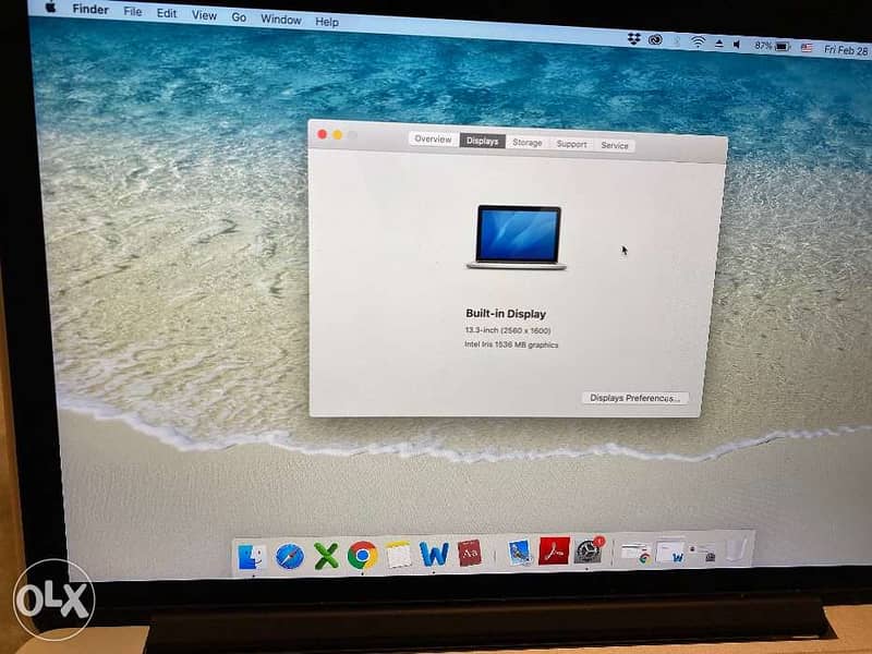 MacBook Pro 13” Retina (Highest Specs) 200GB Storage 5