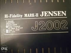 Equalizer Jensen 2002 0