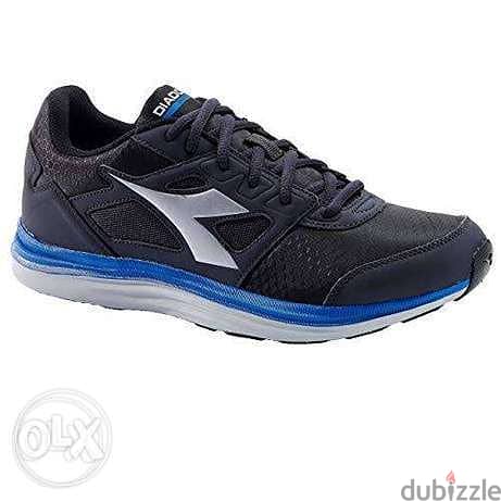 Diadora Heron Win running shoes (Original) blue black ديادورا 3