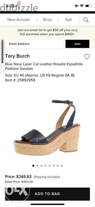 tory burch sandals 0