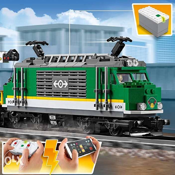 LEGO City Cargo Train 60198 3