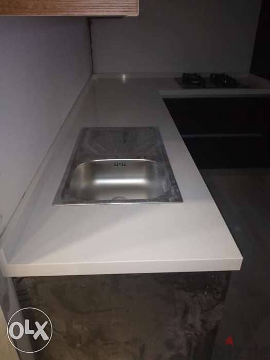 quartz&Corian marble to kitchen 1