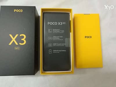 موبايل شاومي Poco X3 NFC  بالعلبة مساحة  128-8 رامات