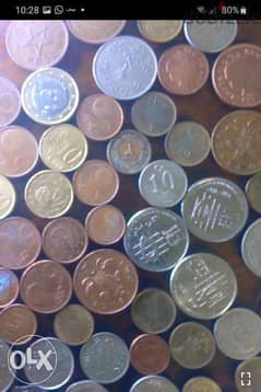 عملات معدنية عربية و اجنبية نادرة 2000ج