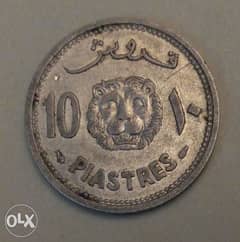 ١٠ قروش - لبنان ١٩٥٢ 0