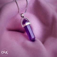 Natural Amethyst Stone Pendant Available 0