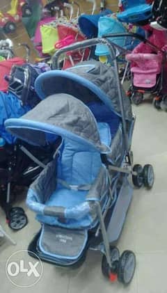 Twins baby stroller 0