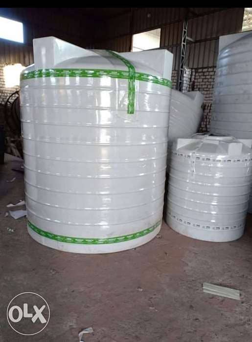 خزان مياه 5000 لتر مصنع من خامات بلاستيك صافي بولي ايثيلين 1