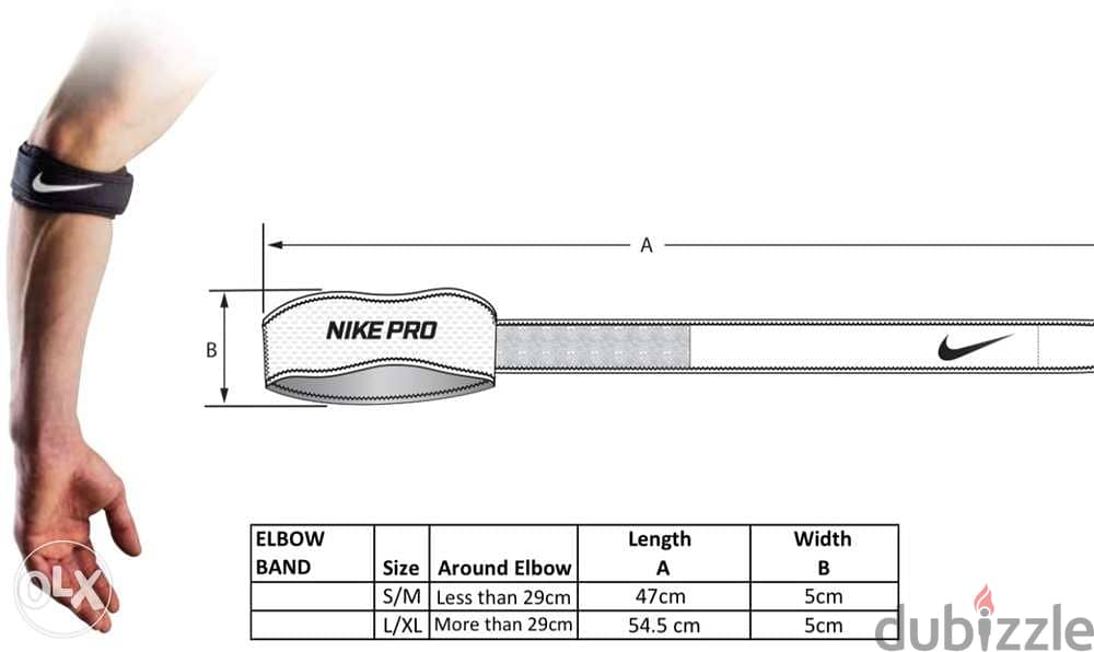 Nike Pro Tennis/Golf Elbow Band 2.0-نايكي برو تنس/جولف إلبو 2