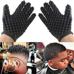 Sponge gloves for afro hair 0