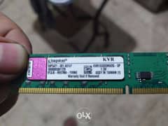 10 رامات كمبيوتر كينج ستون للبيع سرغتها 1333 بص 2G DDR3 0