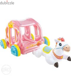 INTEX Princess carriage with horse pool float 0