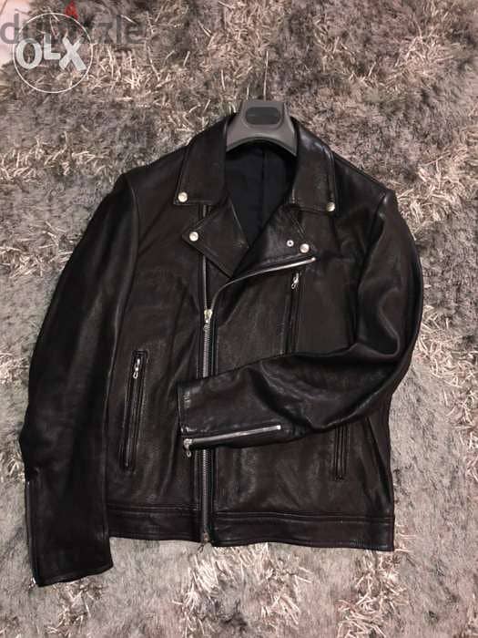 ATTACHMENT leather bicker jacket 1
