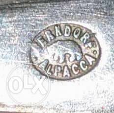 Original berndorf alpacca طقم شوك ملاعق سكين الباكا (البكا) ناقص مختوم 1
