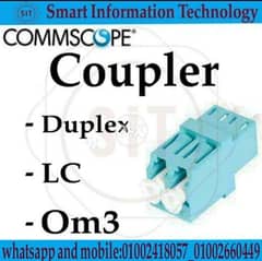 Commscope systimax coupler LC Om3 0