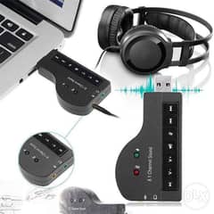 Keendex 2262 Sound Card Adapter USB 2 HIFI Magic Voice 8.1CH External 0