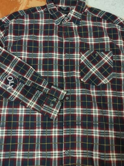 قميص كاروه شتوي مقاس 2XL من هولندا Netherlands غير متاح للدول العربية