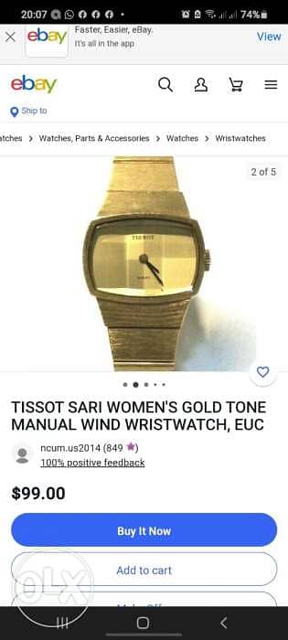 Tissue sari women's gold tone manual wind wristwatch, euc 3