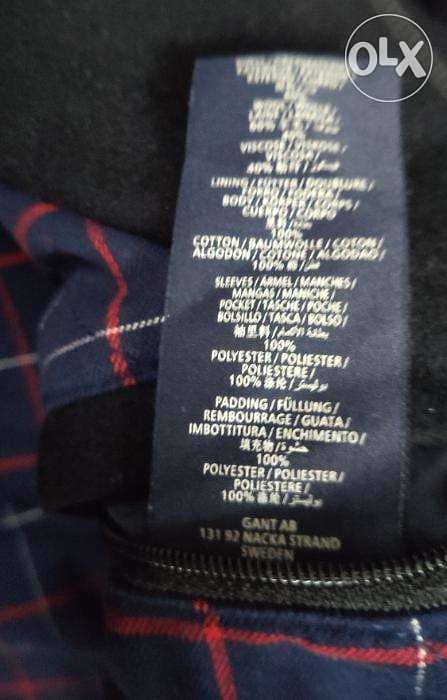 Gant LA Wool Jacket Navy - Size 3XL 4