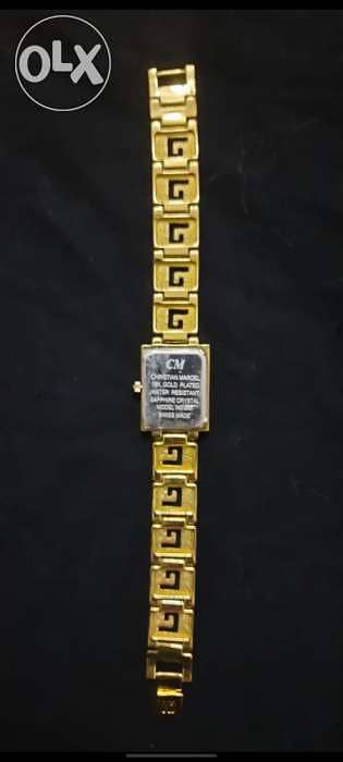 Christian marcel 90s key wristwatch gold plated Swiss made 1